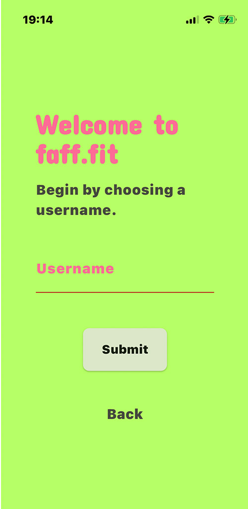 faff.fit | Brand and app